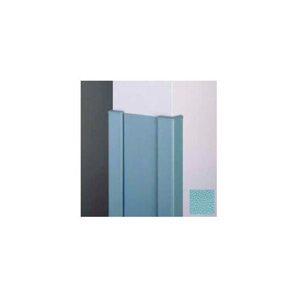 Pawling Surface Mounted End Wall 90Deg Corners, 2'' Wings, 12'H W/Caps, 6"W, Stormy BL, Recycled Vinyl CG-11R-12-382 - main